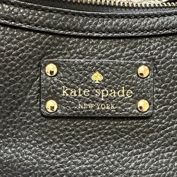 Kate Spade Black Crossbody Bag with Gold Accents - Picture 4 of 7